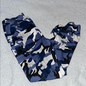 Almost Famous Blue Camo Track Pants